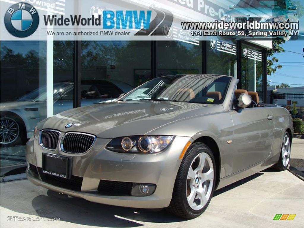 2008 3 Series 328i Convertible - Platinum Bronze Metallic / Saddle Brown/Black photo #1