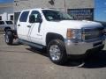 Summit White - Silverado 3500HD LT Crew Cab 4x4 Chassis Photo No. 3
