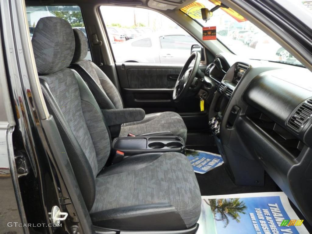 2003 CR-V LX 4WD - Nighthawk Black Pearl / Black photo #12