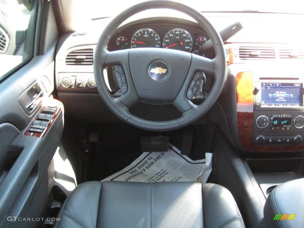 2010 Silverado 1500 LTZ Crew Cab 4x4 - Sheer Silver Metallic / Ebony photo #9