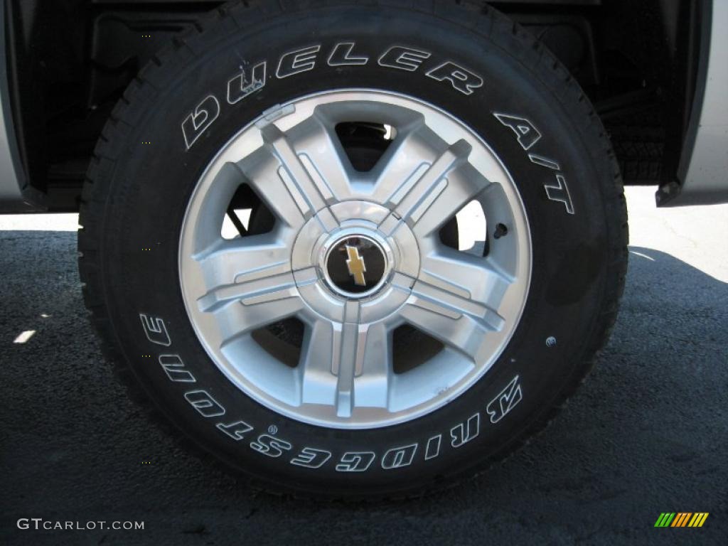 2010 Silverado 1500 LTZ Crew Cab 4x4 - Sheer Silver Metallic / Ebony photo #16