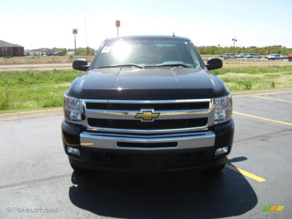 2010 Silverado 1500 LT Extended Cab 4x4 - Black / Ebony photo #2