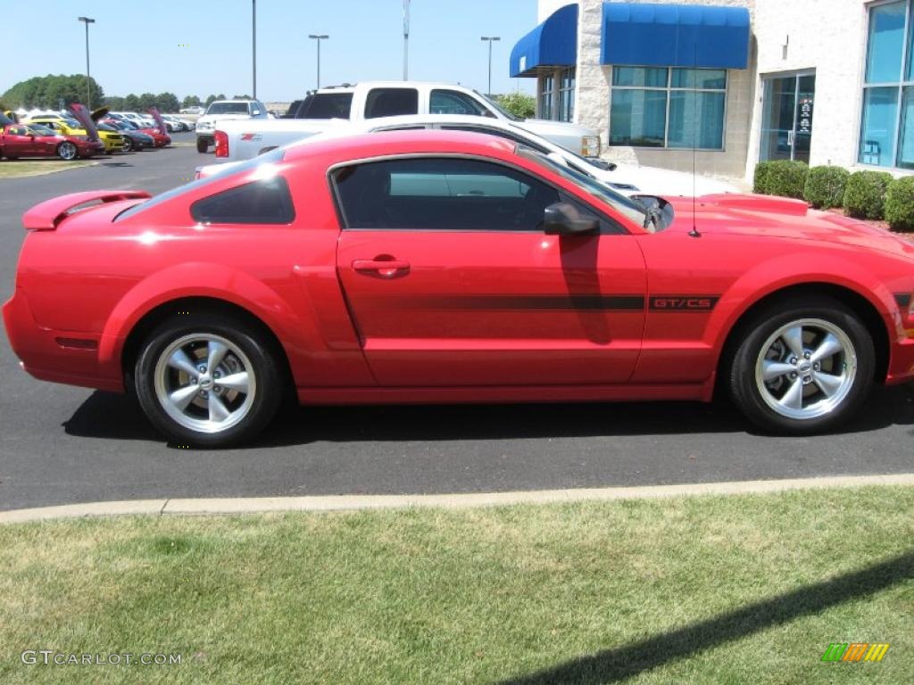 2007 Mustang GT/CS California Special Coupe - Torch Red / Black/Red photo #3
