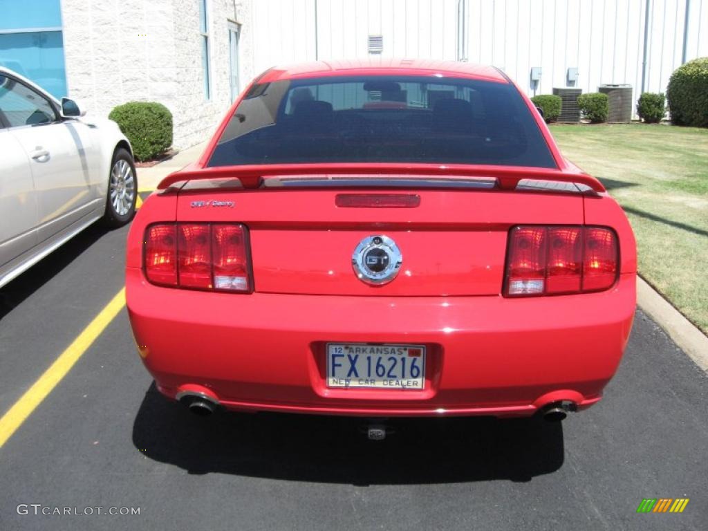 2007 Mustang GT/CS California Special Coupe - Torch Red / Black/Red photo #4