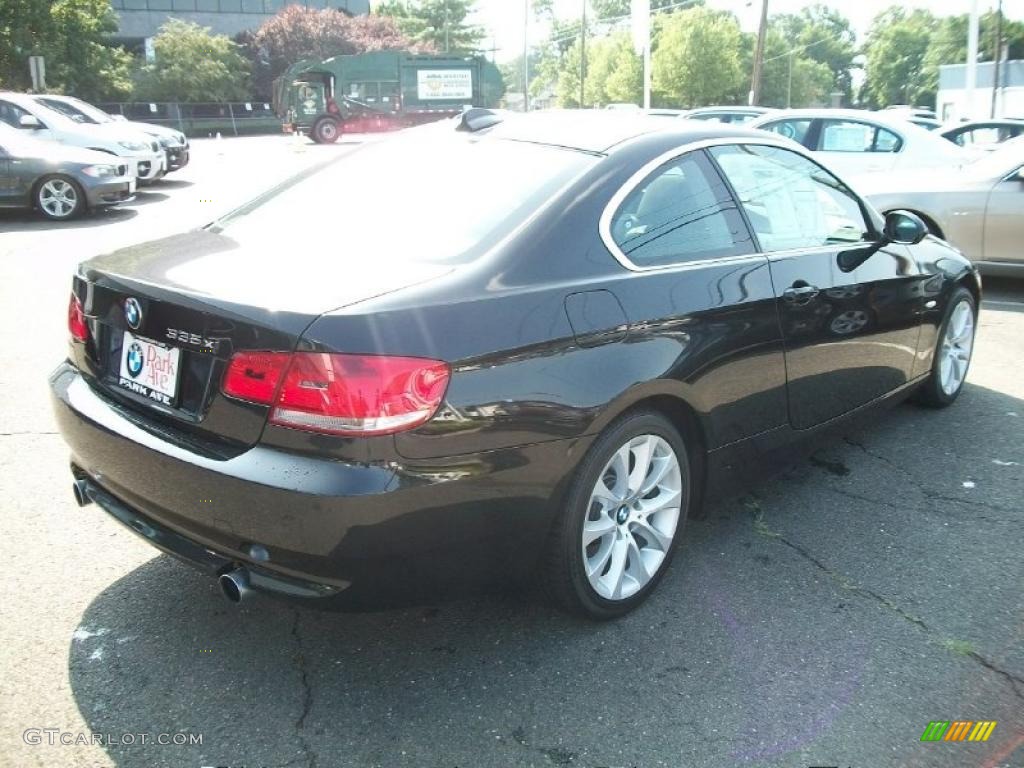 2008 3 Series 335xi Coupe - Jet Black / Black photo #5