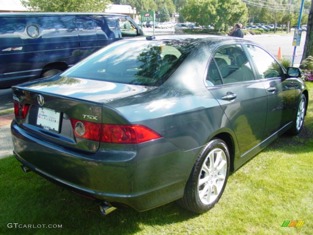 2008 TSX Sedan - Carbon Gray Pearl / Quartz Gray photo #5