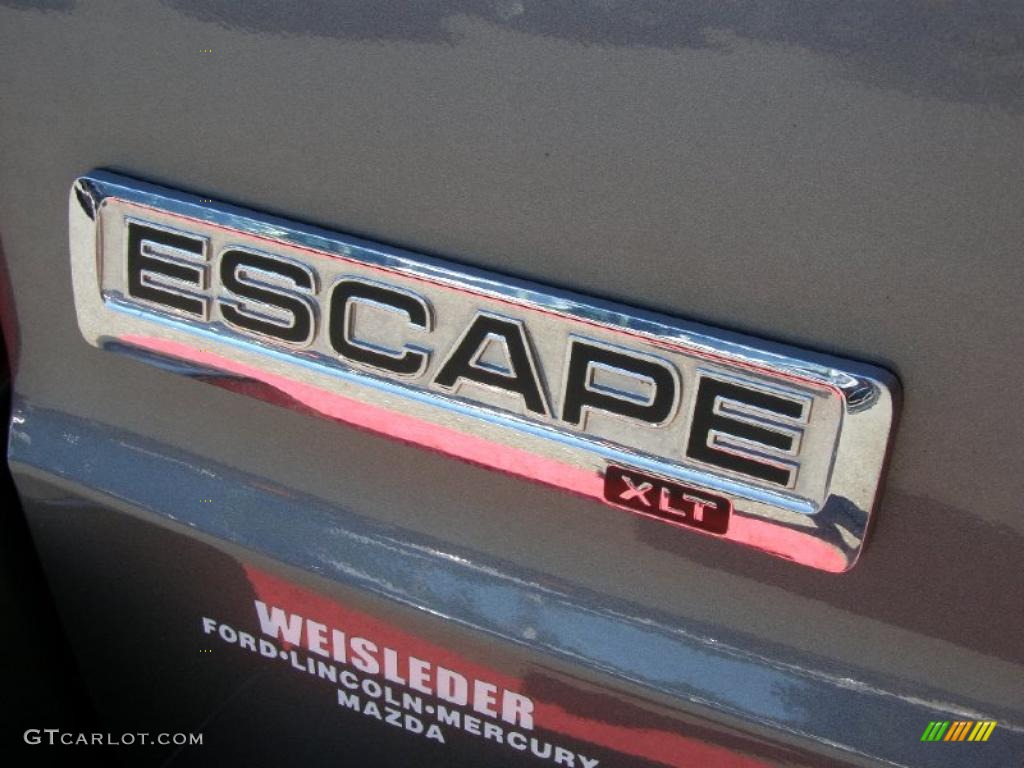 2009 Escape XLT V6 4WD - Sterling Grey Metallic / Stone photo #8