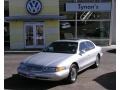 1996 Silver Frost Pearl Metallic Lincoln Continental   photo #1