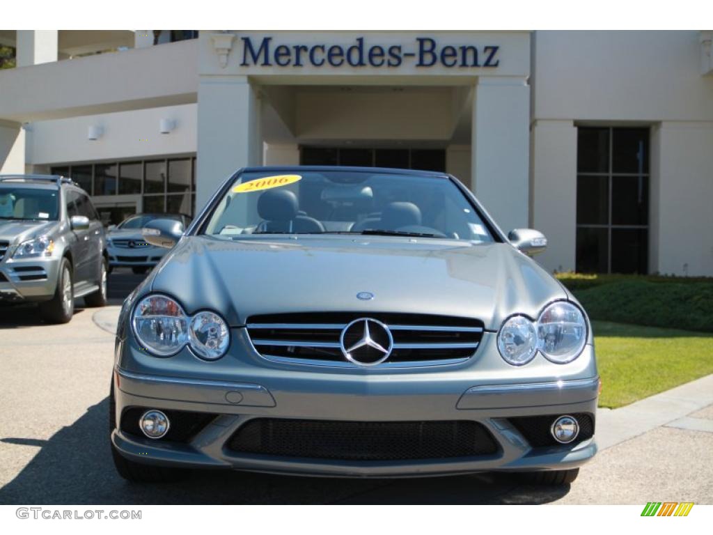 2006 CLK 500 Cabriolet - Granite Grey Metallic / Black photo #8