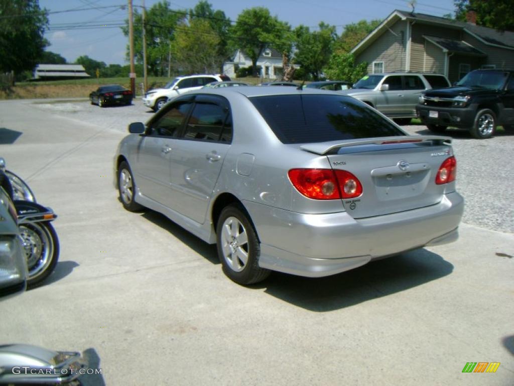2005 Toyota corolla s silver