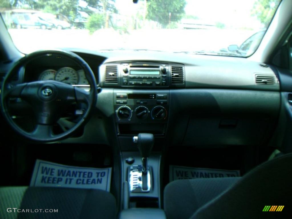 2005 Corolla S - Silver Streak Mica / Black photo #8