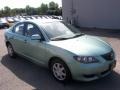 2004 Starlight Green Mica Mazda MAZDA3 i Sedan  photo #30