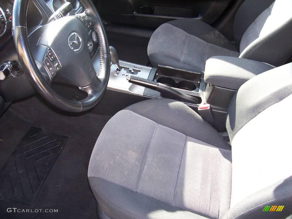 2004 MAZDA6 i Sedan - Onyx Black / Black photo #2