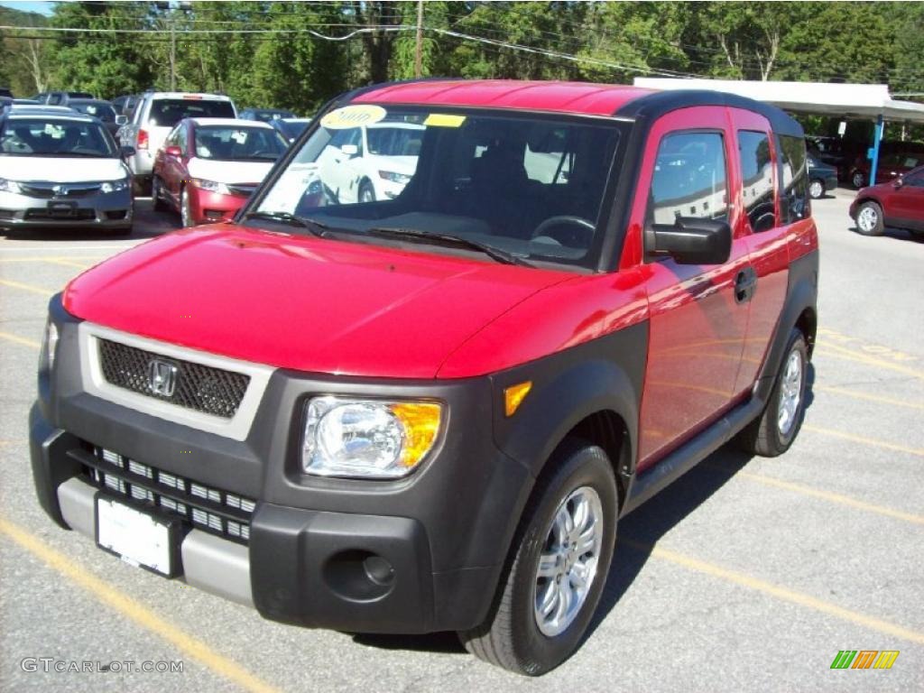 2006 Element EX AWD - Rallye Red / Black/Gray photo #20