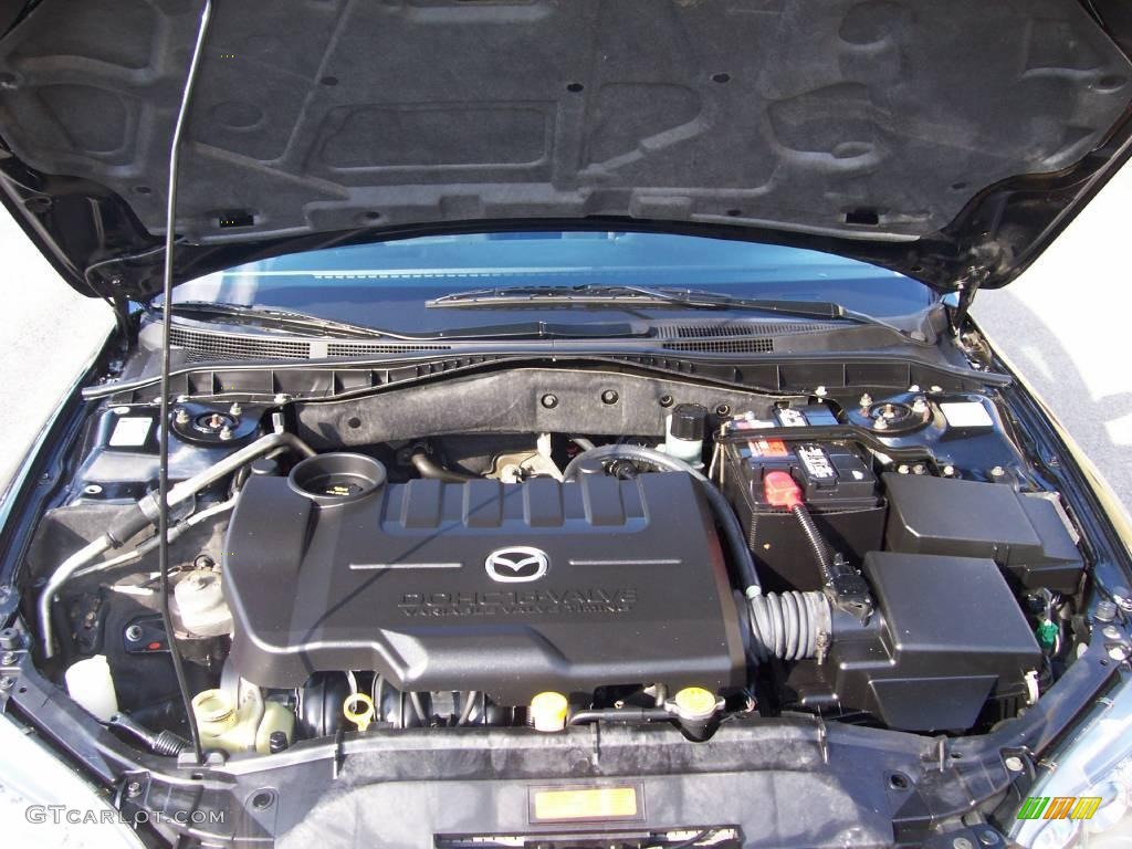 2004 MAZDA6 i Sedan - Onyx Black / Black photo #11