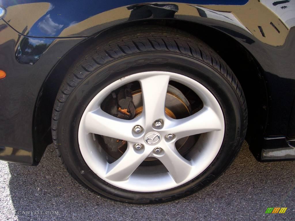 2004 MAZDA6 i Sedan - Onyx Black / Black photo #24