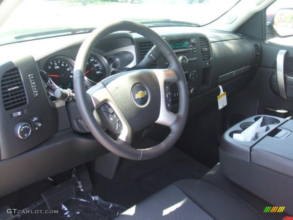 2011 Silverado 1500 LT Extended Cab - Victory Red / Ebony photo #8