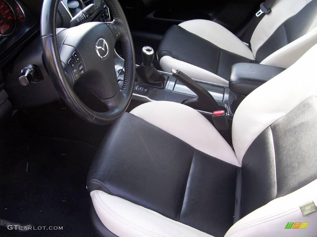 2006 MAZDA6 MAZDASPEED6 Sport - Whitewater Pearl Mica / Black/White photo #2