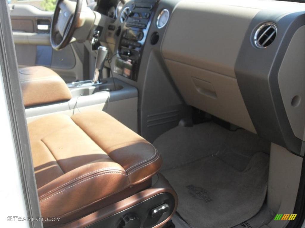 2006 F150 King Ranch SuperCrew 4x4 - Oxford White / Castano Brown Leather photo #10