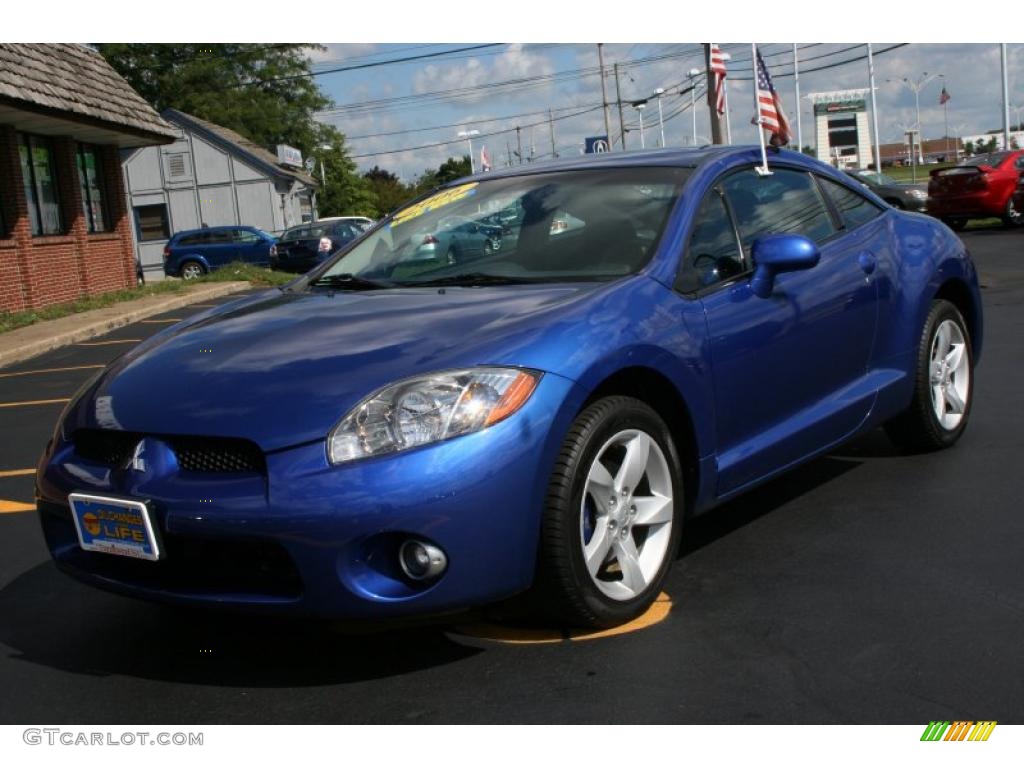 2006 Eclipse GT Coupe - UV Blue Pearl / Medium Gray photo #1