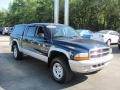 2002 Patriot Blue Pearl Dodge Dakota SLT Quad Cab 4x4  photo #6