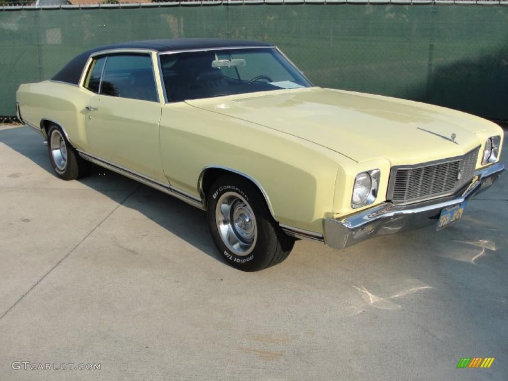 1971 Monte Carlo  - Yellow / Black photo #1