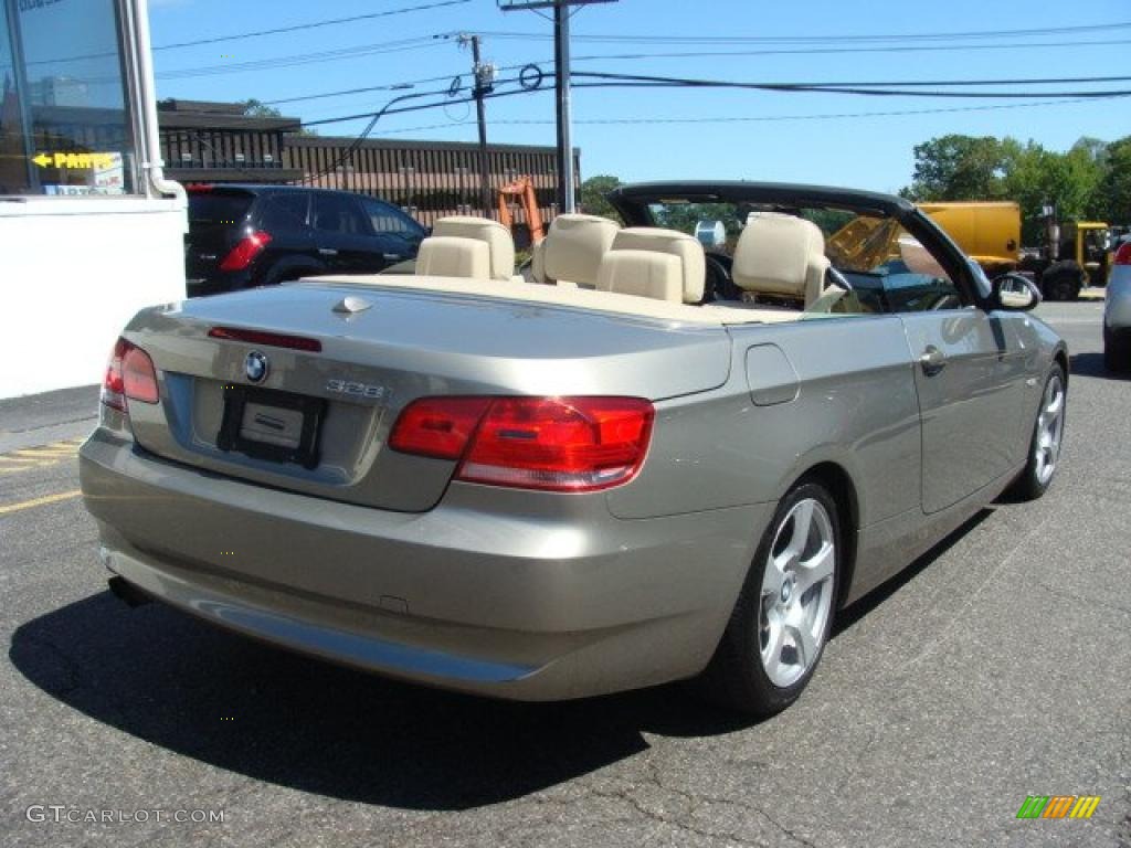 2007 3 Series 328i Convertible - Platinum Bronze Metallic / Cream Beige photo #4