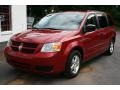2009 Inferno Red Crystal Pearl Dodge Grand Caravan SE  photo #1
