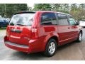 2009 Inferno Red Crystal Pearl Dodge Grand Caravan SE  photo #2
