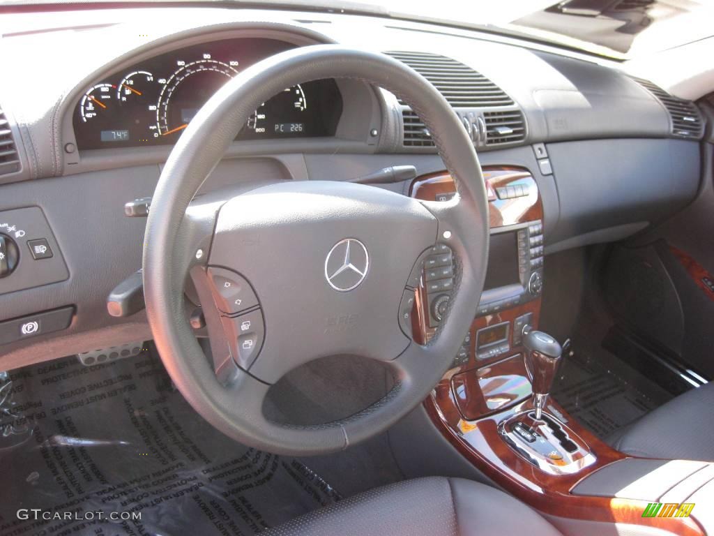 2006 CL 55 AMG - Flint Grey Metallic / Charcoal photo #7