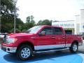 2010 Red Candy Metallic Ford F150 XLT SuperCrew 4x4  photo #1