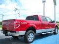 2010 Red Candy Metallic Ford F150 XLT SuperCrew 4x4  photo #3