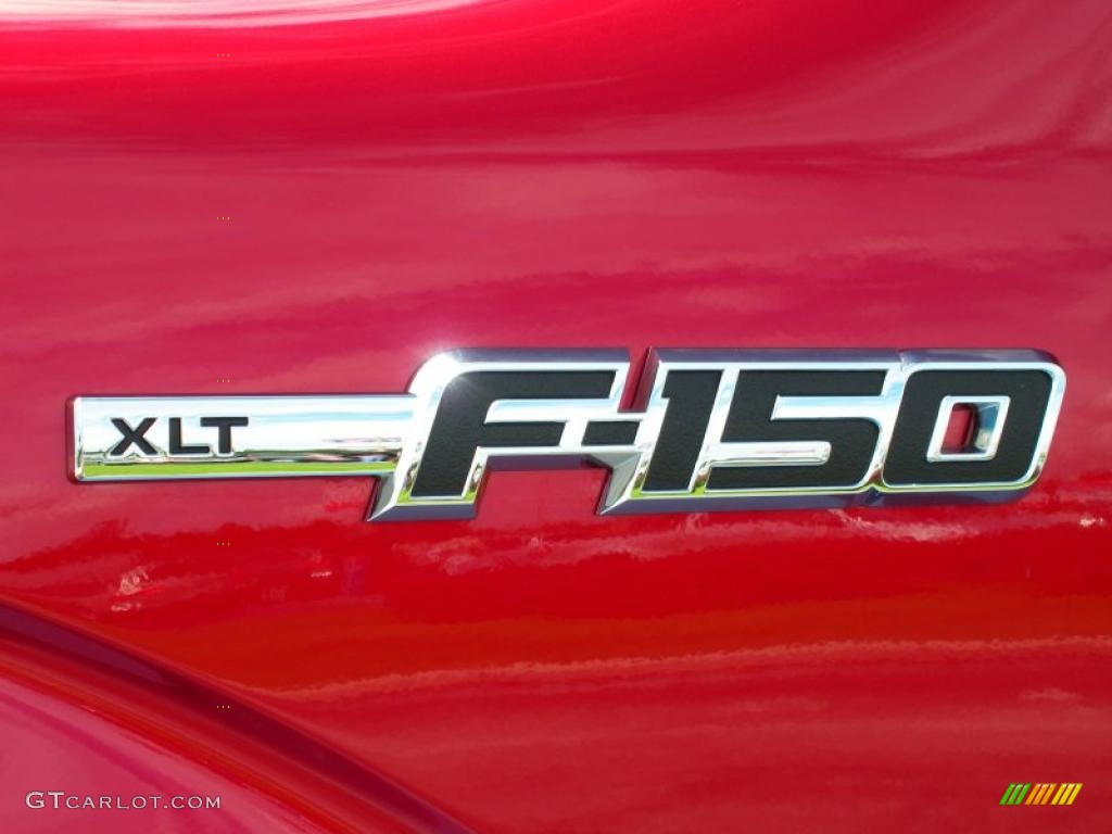 2010 F150 XLT SuperCrew 4x4 - Red Candy Metallic / Medium Stone photo #4