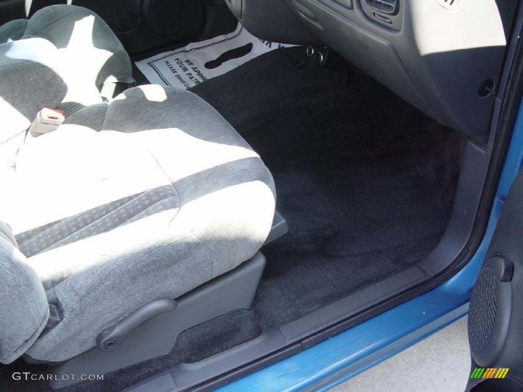 2000 S10 LS Regular Cab - Space Blue Metallic / Graphite photo #11