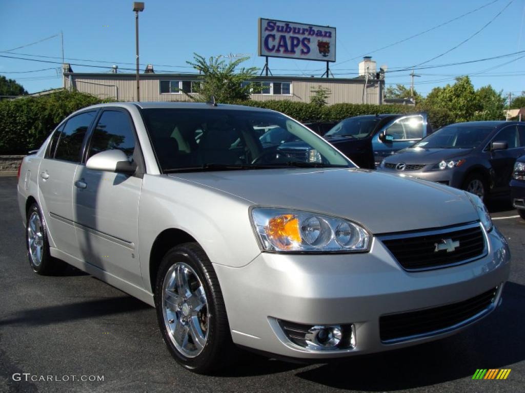 2006 Malibu LTZ Sedan - Silverstone Metallic / Titanium Gray photo #6