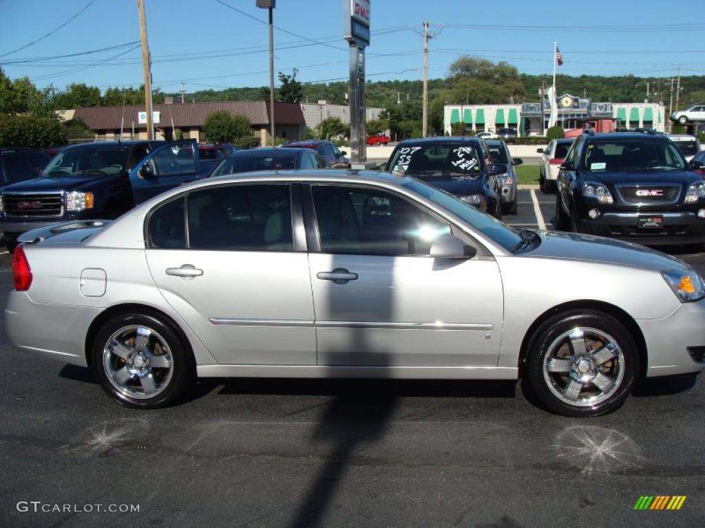 2006 Malibu LTZ Sedan - Silverstone Metallic / Titanium Gray photo #7