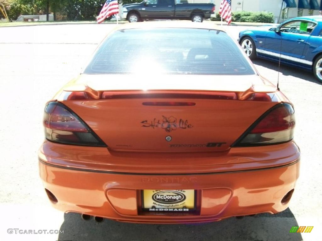 2004 Grand Am GT Coupe - Fusion Orange Metallic / Dark Pewter photo #5
