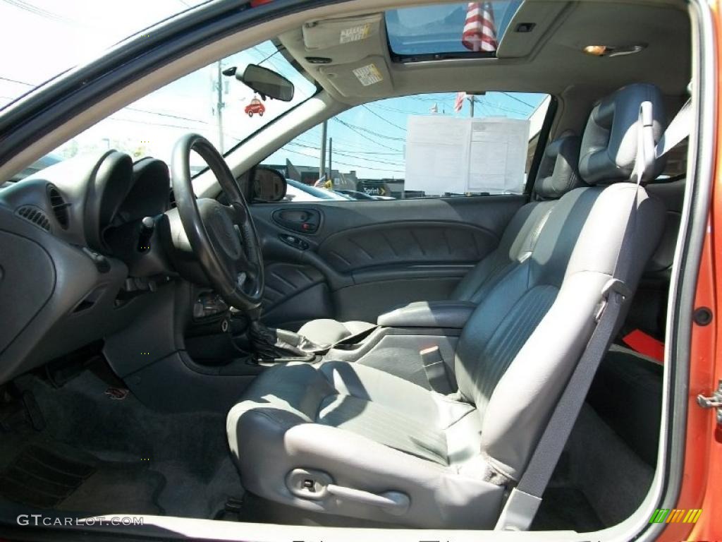 2004 Grand Am GT Coupe - Fusion Orange Metallic / Dark Pewter photo #7