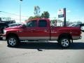 2008 Inferno Red Crystal Pearl Dodge Ram 2500 Big Horn Quad Cab 4x4  photo #3