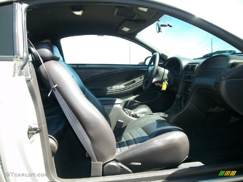 2002 Mustang GT Coupe - Satin Silver Metallic / Dark Charcoal photo #8