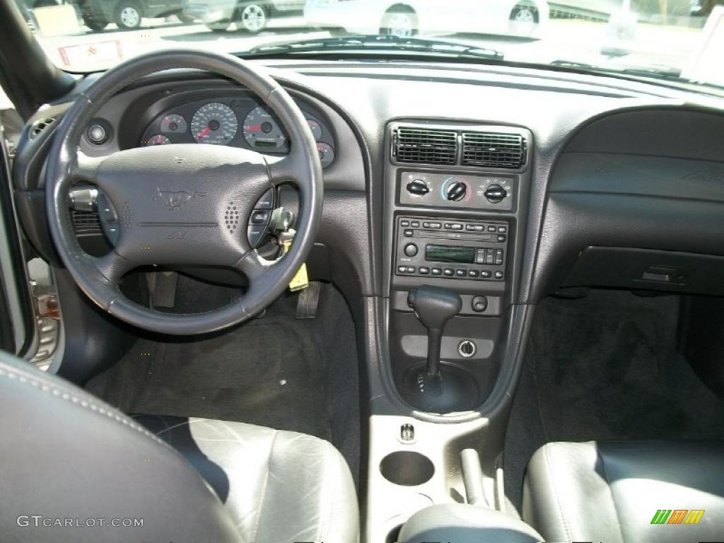 2002 Mustang GT Coupe - Satin Silver Metallic / Dark Charcoal photo #10