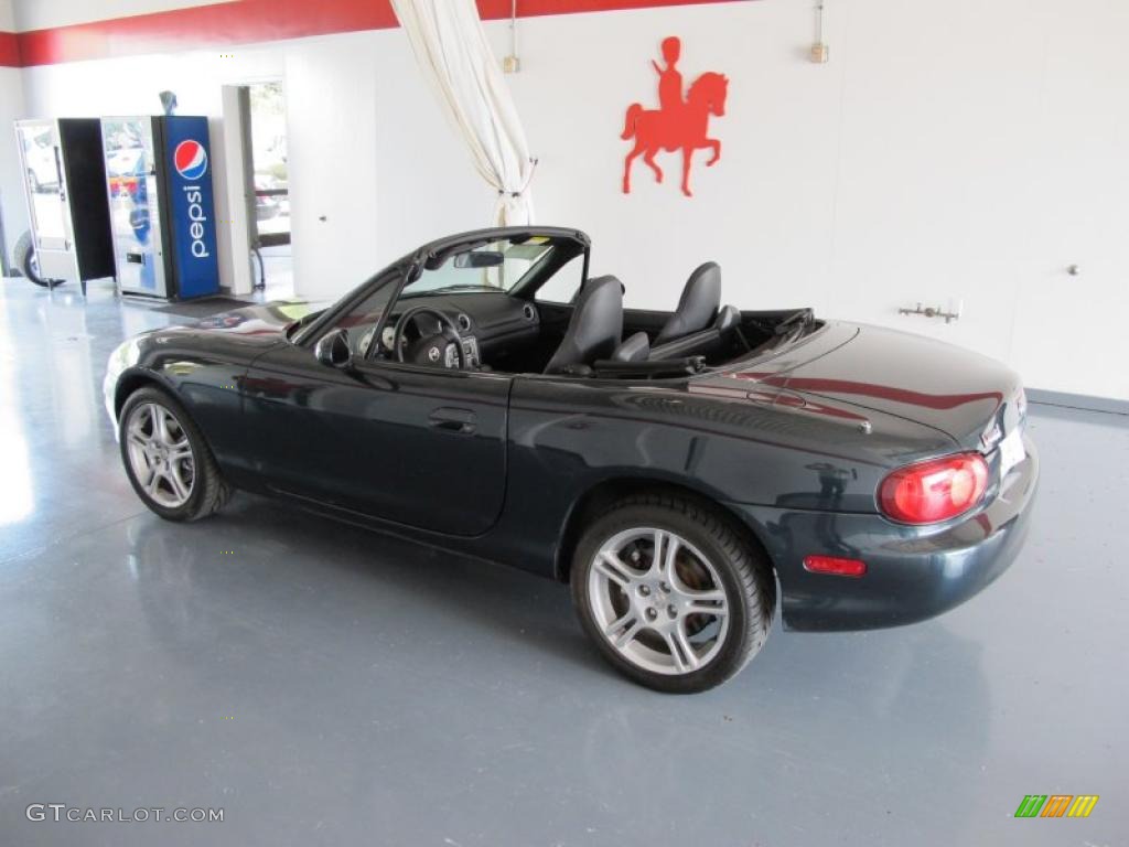 2005 MX-5 Miata Roadster - Nordic Green / Black photo #3