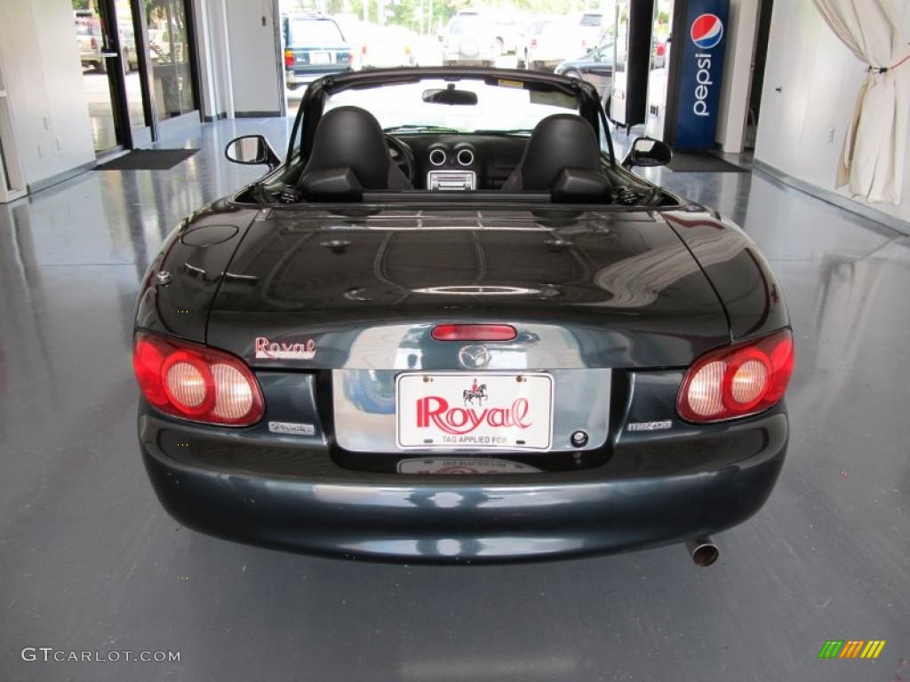 2005 MX-5 Miata Roadster - Nordic Green / Black photo #4