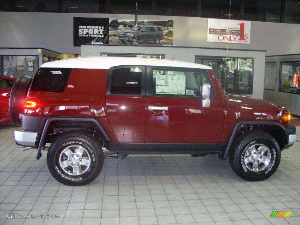 Brick Red Toyota FJ Cruiser