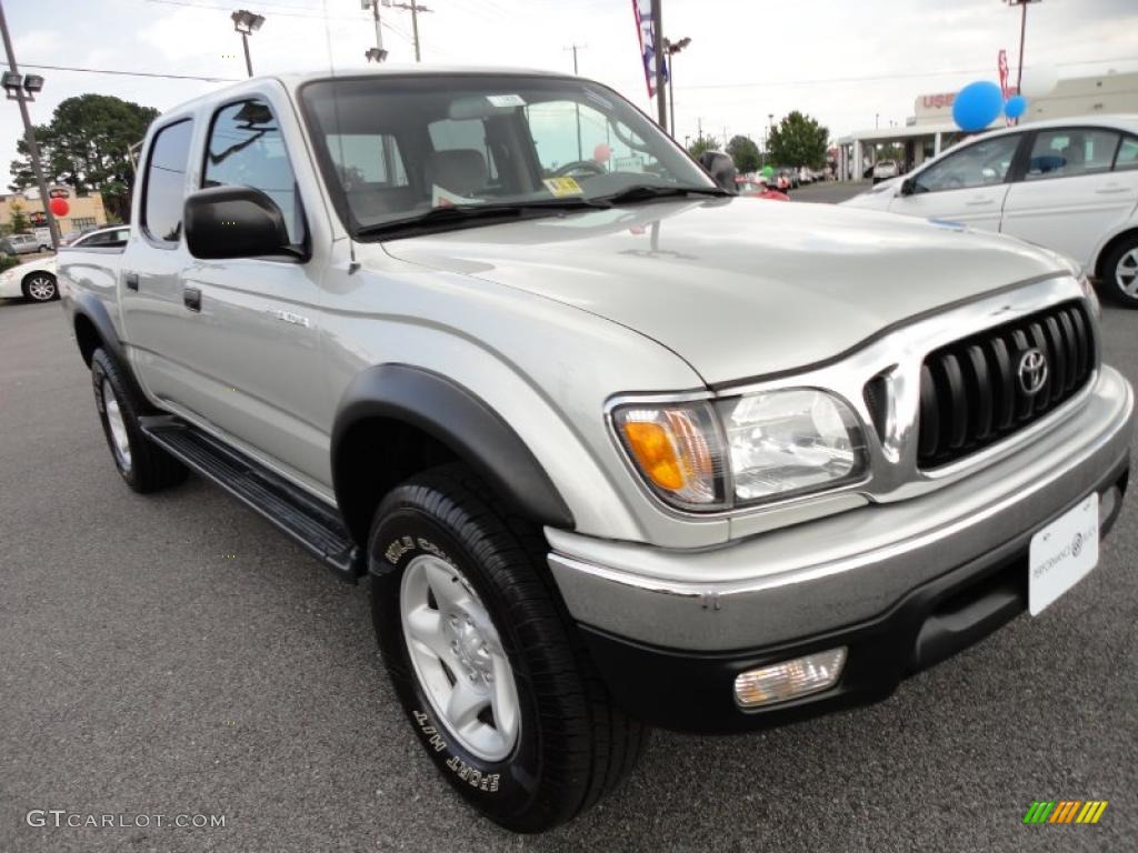 2004 Tacoma V6 PreRunner Double Cab - Lunar Mist Metallic / Charcoal photo #8