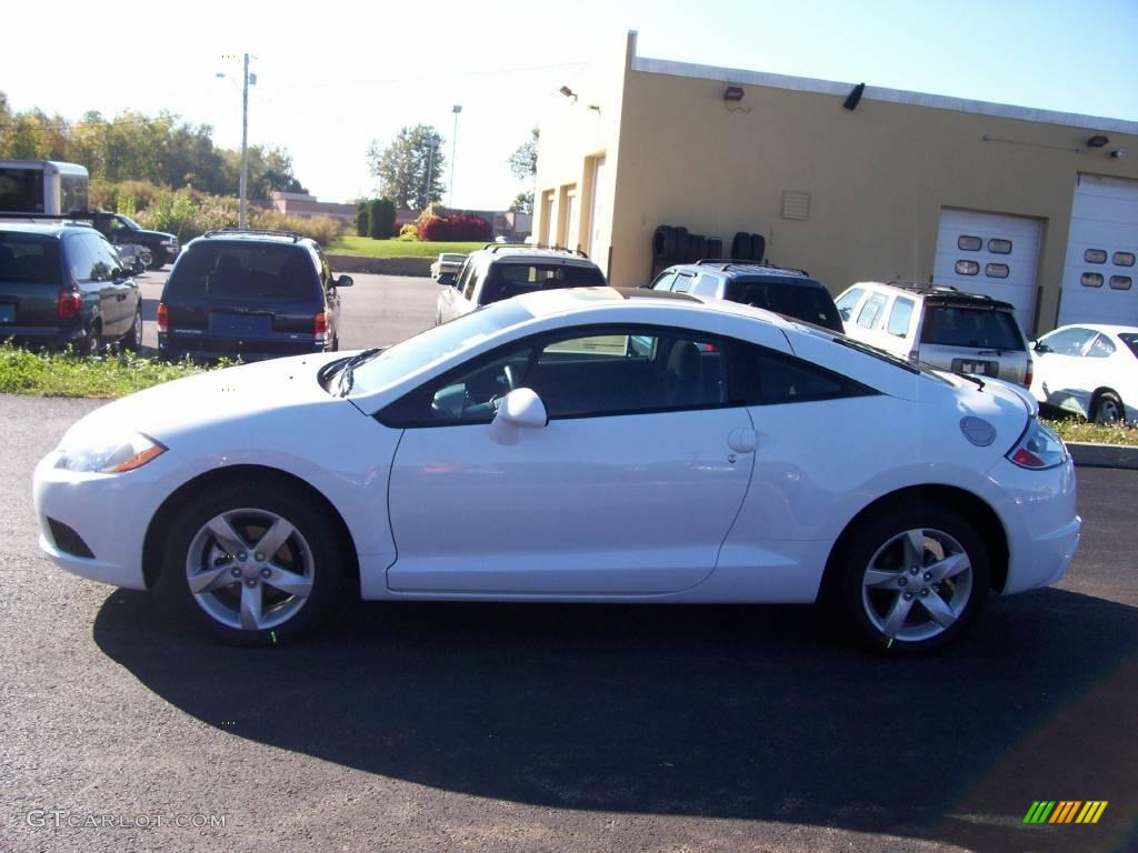 2009 Eclipse GS Coupe - Northstar White Satin / Dark Charcoal photo #2