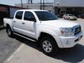 2010 Super White Toyota Tacoma V6 SR5 PreRunner Double Cab  photo #3