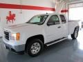 2008 Summit White GMC Sierra 1500 SLE Extended Cab 4x4  photo #2