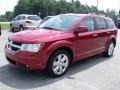 2010 Inferno Red Crystal Pearl Coat Dodge Journey SXT  photo #4