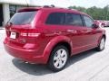 2010 Inferno Red Crystal Pearl Coat Dodge Journey SXT  photo #8